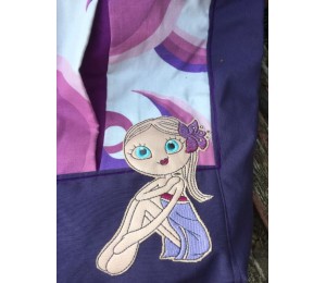 Stickdatei - Beauty Girls - Blume